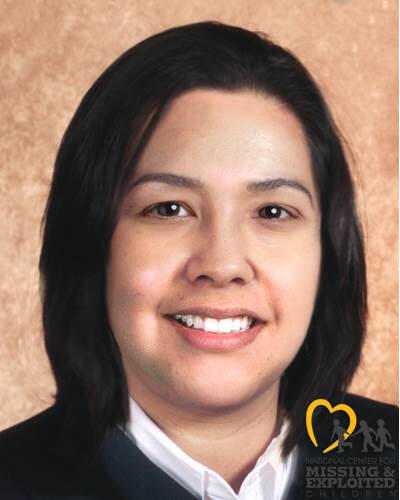 Karla Carolina Rodríguez, photo age-progressed to 25 years (provided by NCMEC)